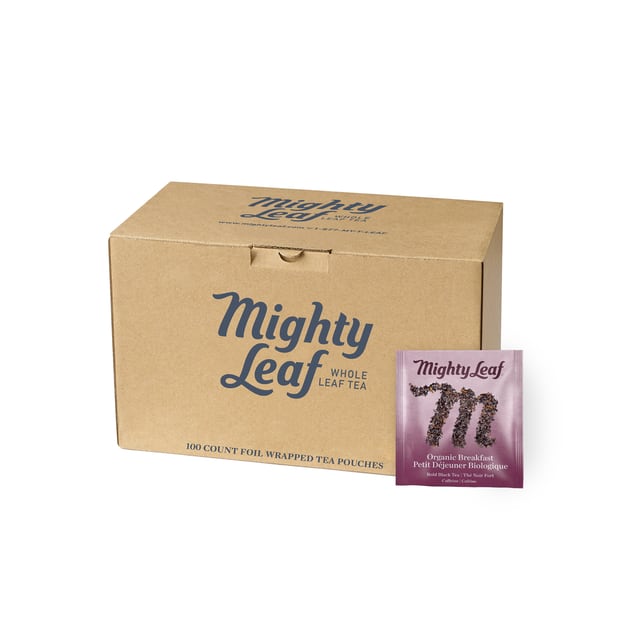 Mighty Leaf Organic Breakfast Tea | Free Shipping Over $49, 100ct Tea Bags