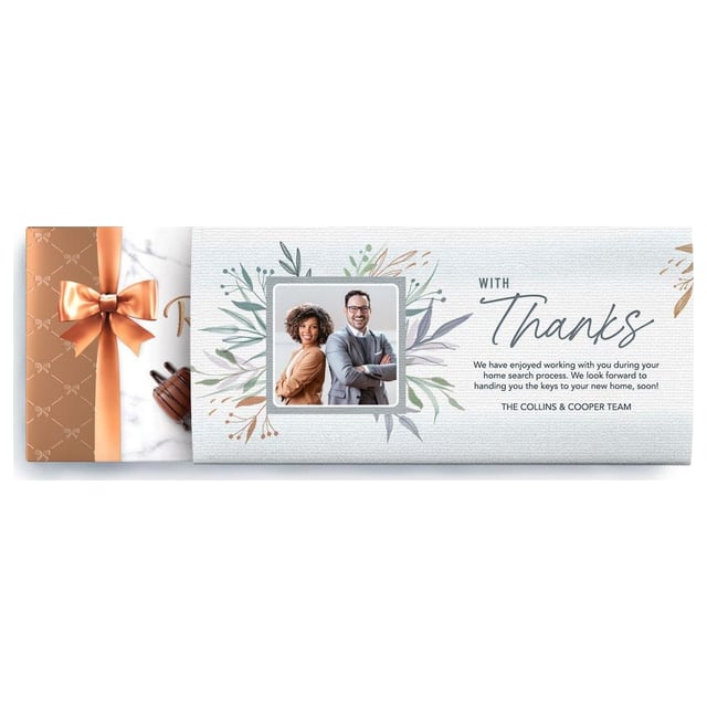 Thank You Colorful Leaves Box, 9.4 oz