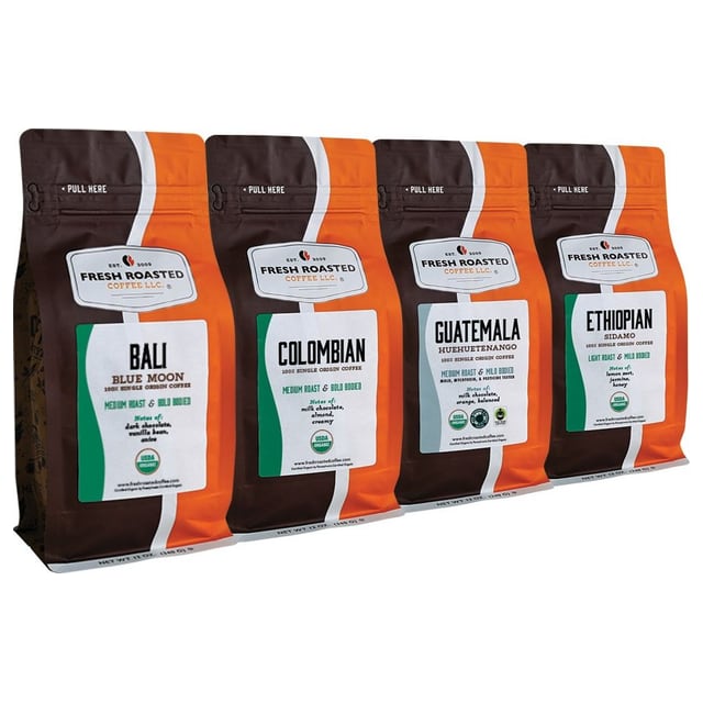 Coffee World Tour - Organic Roasted Coffee Bundle - Drip Ground
