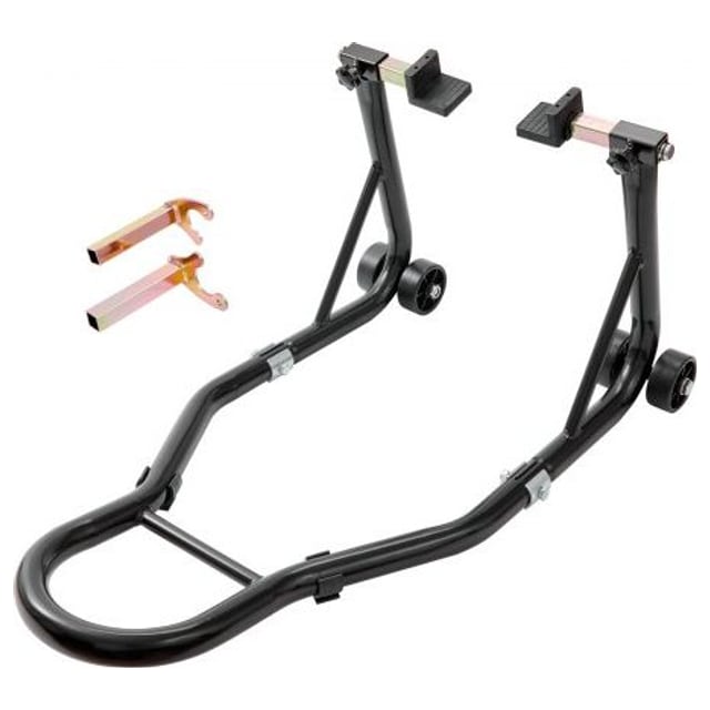 VEVOR Motorcycle Rear Wheel Stand, with U + L Fork Swingarm Spool, 850 lbs…