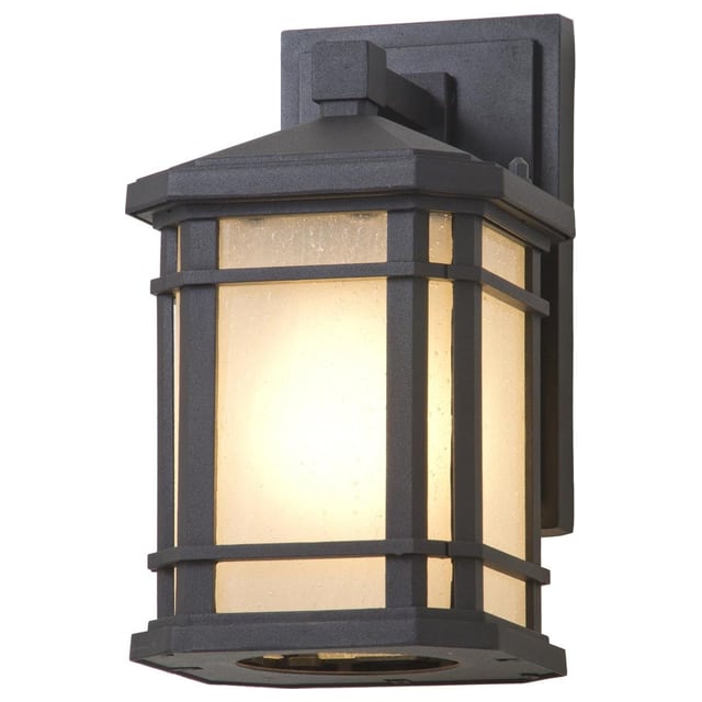 DVI DVP142000BK-SSD Cardiff 1 Light 9.75 inch Black Outdoor