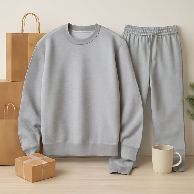 Coofandy Casual Loose Fit Solid Sports Sets in Premium Cotton