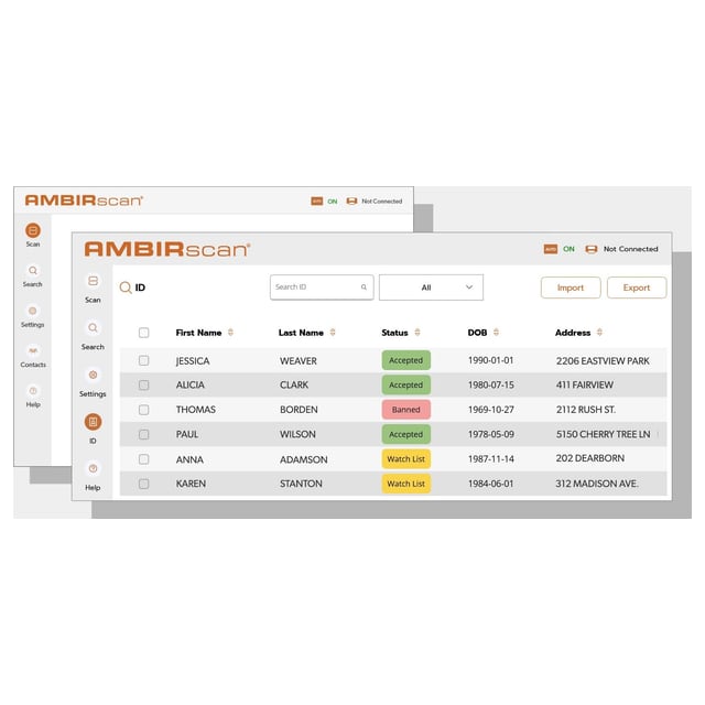 AmbirScan ID Software Single License For Use With 3rd Party Non-AMBIR Scanners…