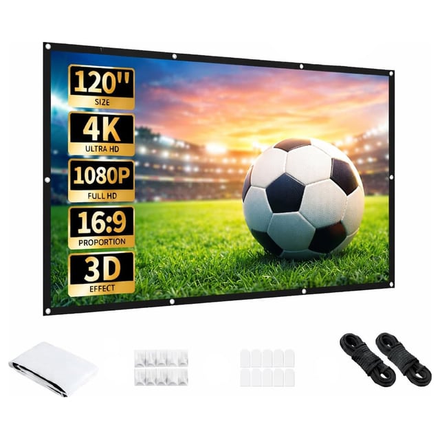 Aurzen 120" Portable Projector Screen